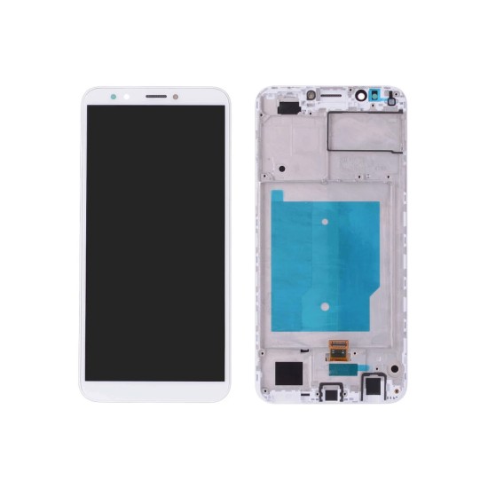 TOUCH+DISPLAY+FRAME HUAWEI Y7 2018 5.9" WHITE TOUCH+DISPLAY+FRAME HUAWEI Y7 2018 5.9" WHITE